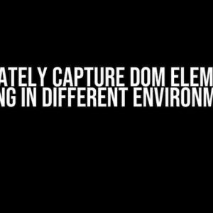 Accurately Capture DOM Element as JPG/PNG in Different Environments?