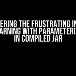 Conquering the Frustrating IntelliJ Scala Warning with Parameterized Type in Compiled JAR