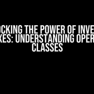 Unlocking the Power of Inverted Indexes: Understanding Operator Classes